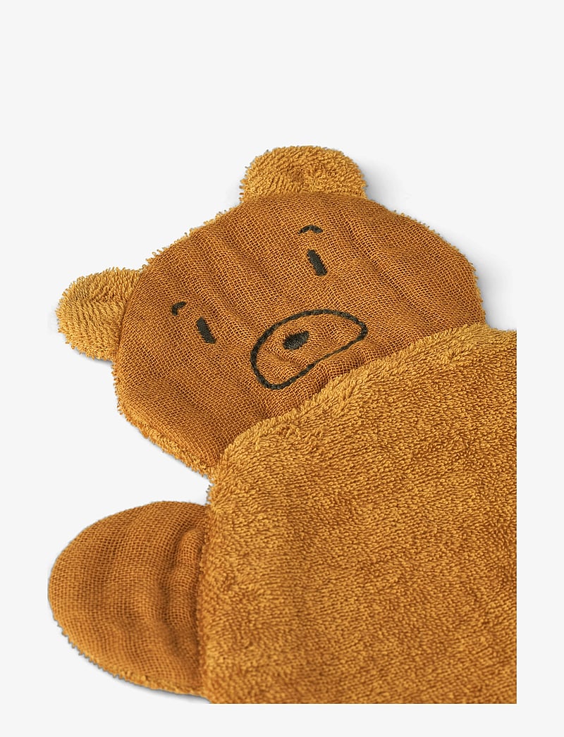Liewood - Janai Cuddle Cloth 2-Pack - musliinist lapid - mr bear / golden caramel - 2