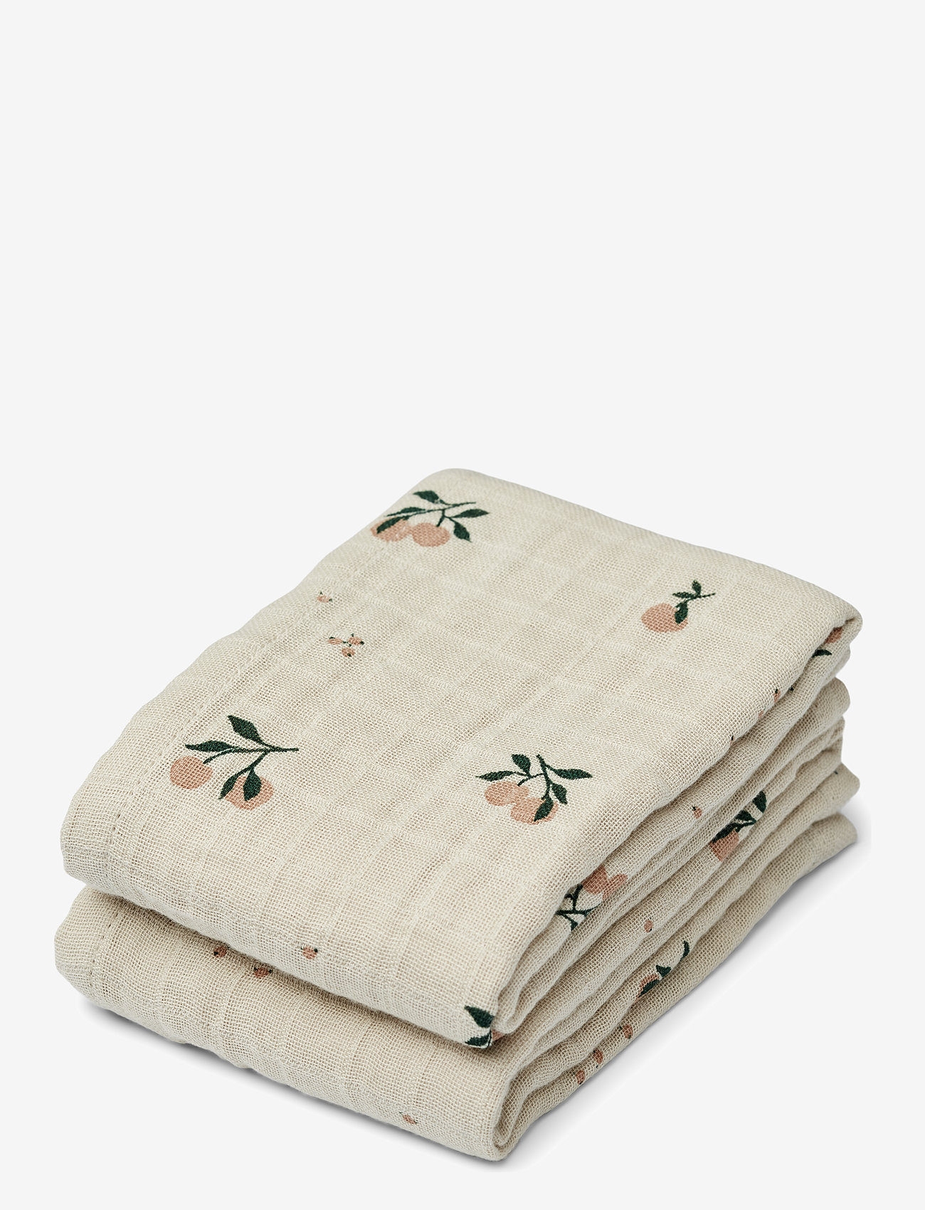 Liewood - Lewis muslin cloth 2-pack - musselinklude - peach / sea shell mix - 0