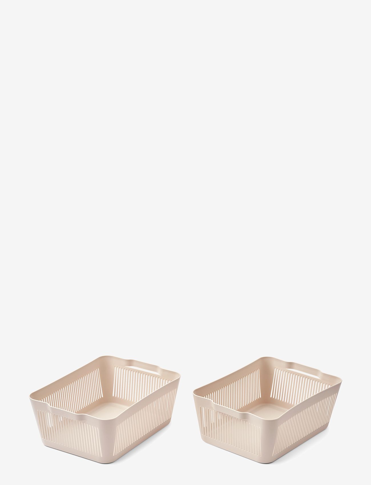 Liewood - Makeeva Basket L 2-Pack - förvaringskorgar - sandy - 0