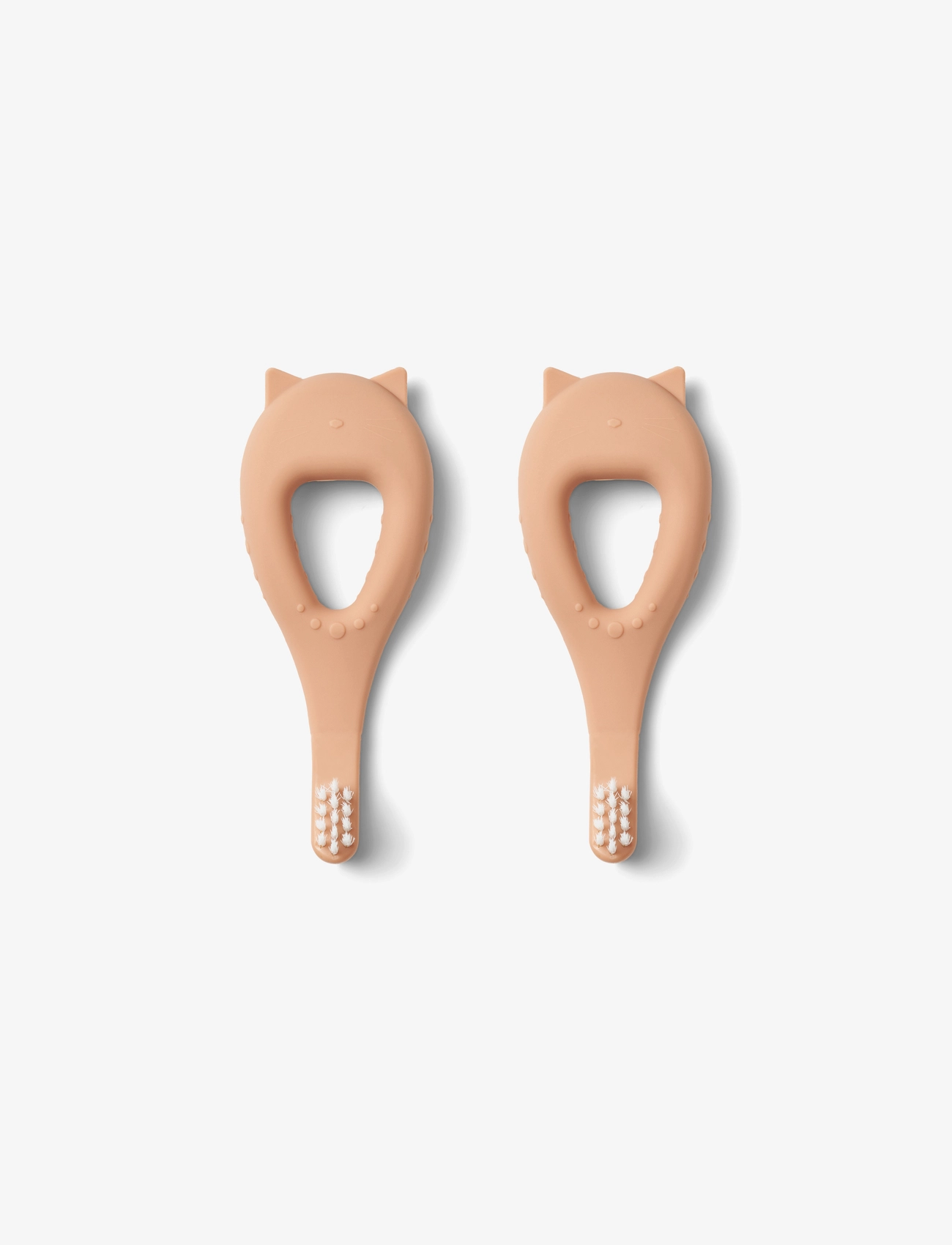 Liewood Janelle Cat Toothbrush 2-Pack, One Size, Health & Hygiene, Rosa - Toothbrushes, Kinder