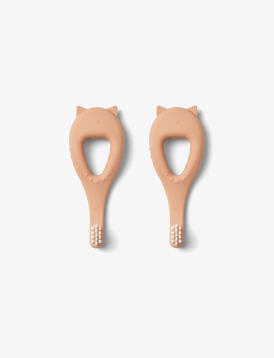 Liewood - Janelle Cat Toothbrush 2-Pack - baden - tuscany rose - 0