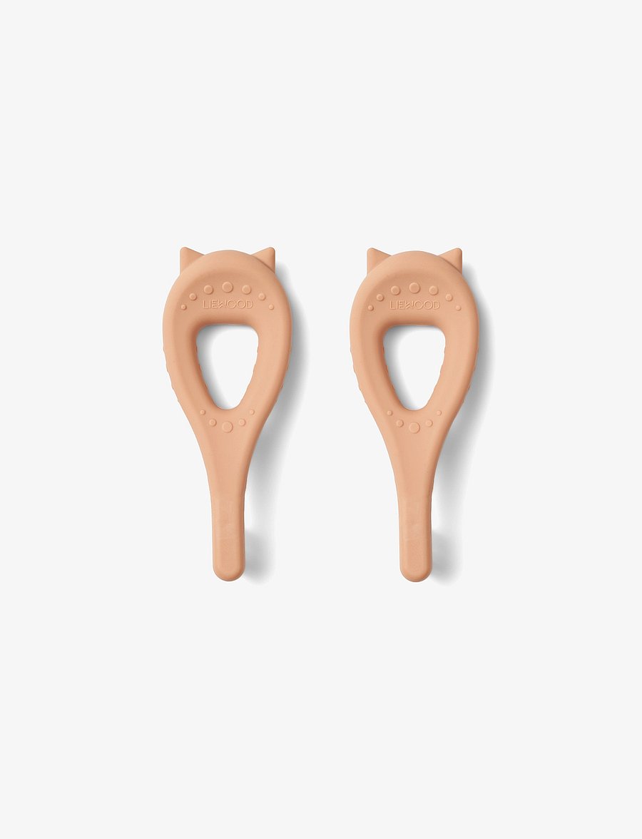 Liewood - Janelle Cat Toothbrush 2-Pack - baden - tuscany rose - 1