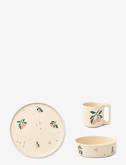 Liewood - Camren Porcelain Tableware Set - serviessets - peach / sea shell - 0