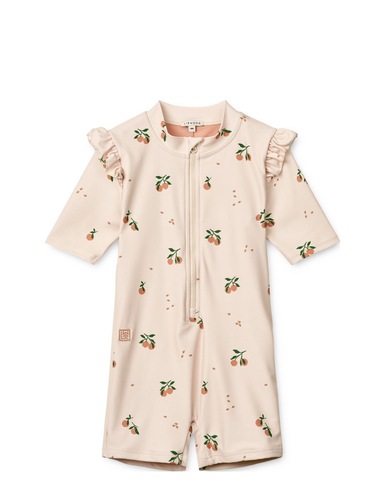 Liewood Amel Printed Swim Jumpsuit, 116, Pink, Uv-Tøj > Uv-Dragter, Børn