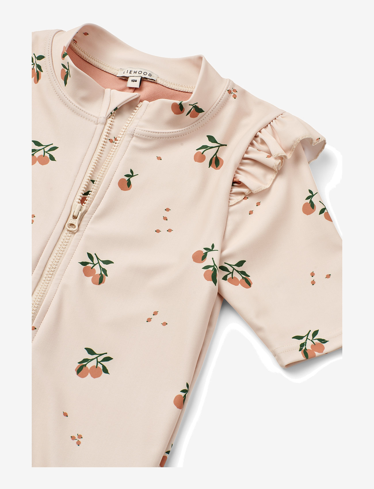 Liewood - Amel Printed Swim Jumpsuit - stroje kąpielowe jednoczęściowe - peach / sea shell - 2