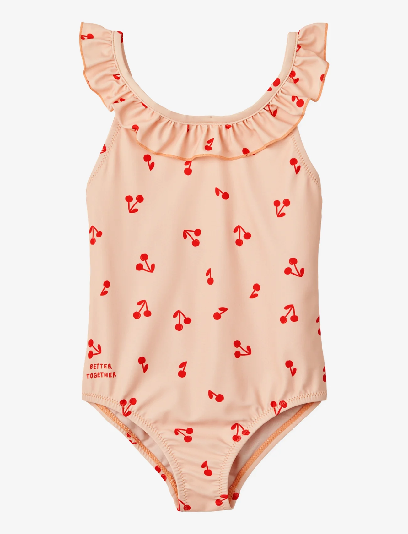 Liewood - Kallie Printed Swimsuit - uimapuvut - cherries / apple blossom - 0