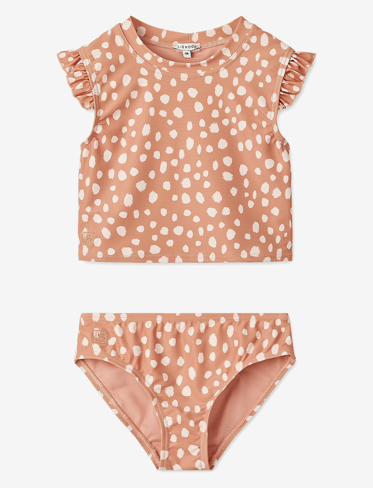 Liewood - Judie Printed Bikini Set - leo spots / tuscany rose - 0