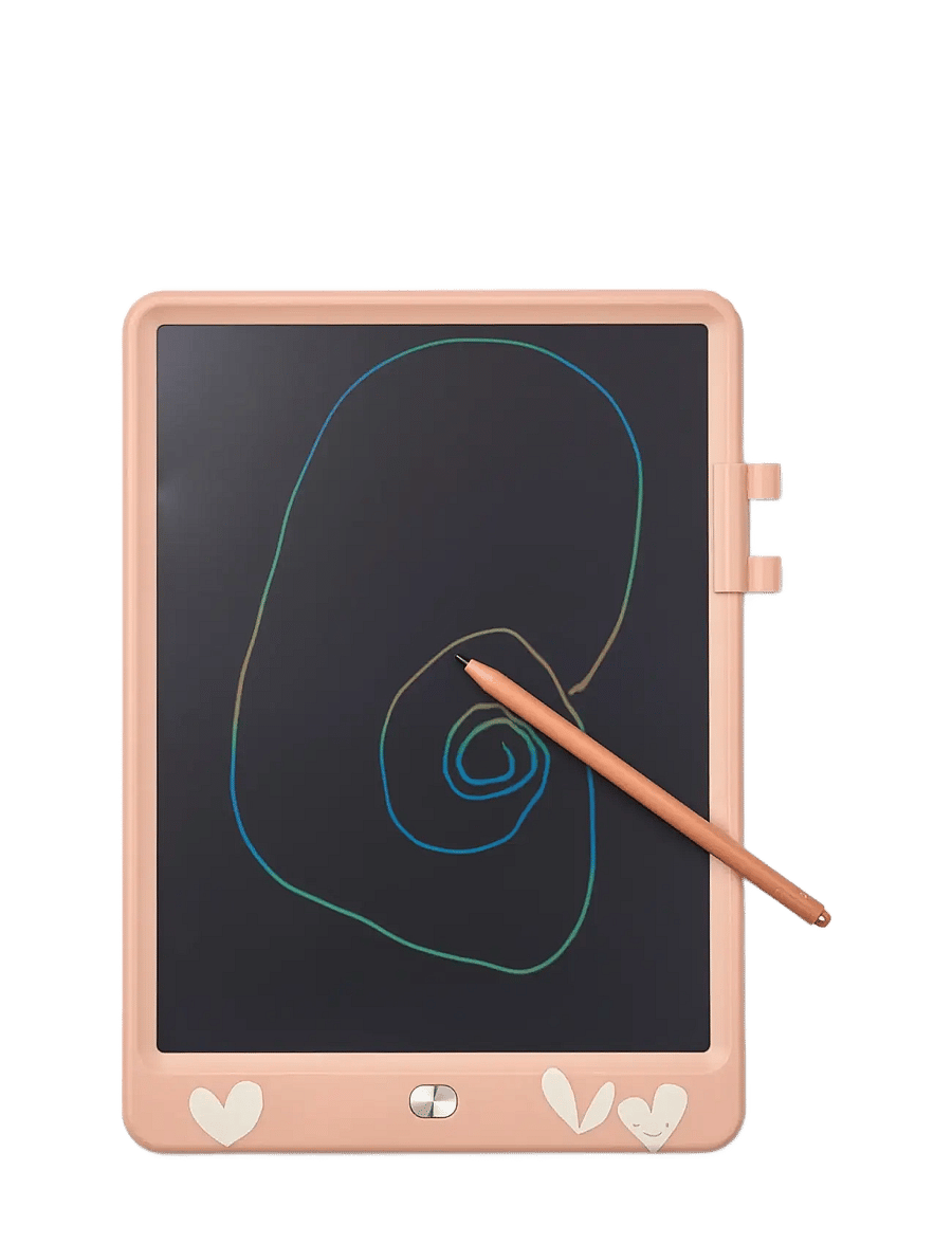 Liewood - Zora magic drawing board 10 inches - drawing boards - sweethearts / pale tuscany - 1