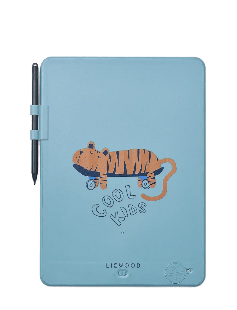 Liewood - Zora magic drawing board 10 inches - zeichenbretter - tiger / beach blue - 3