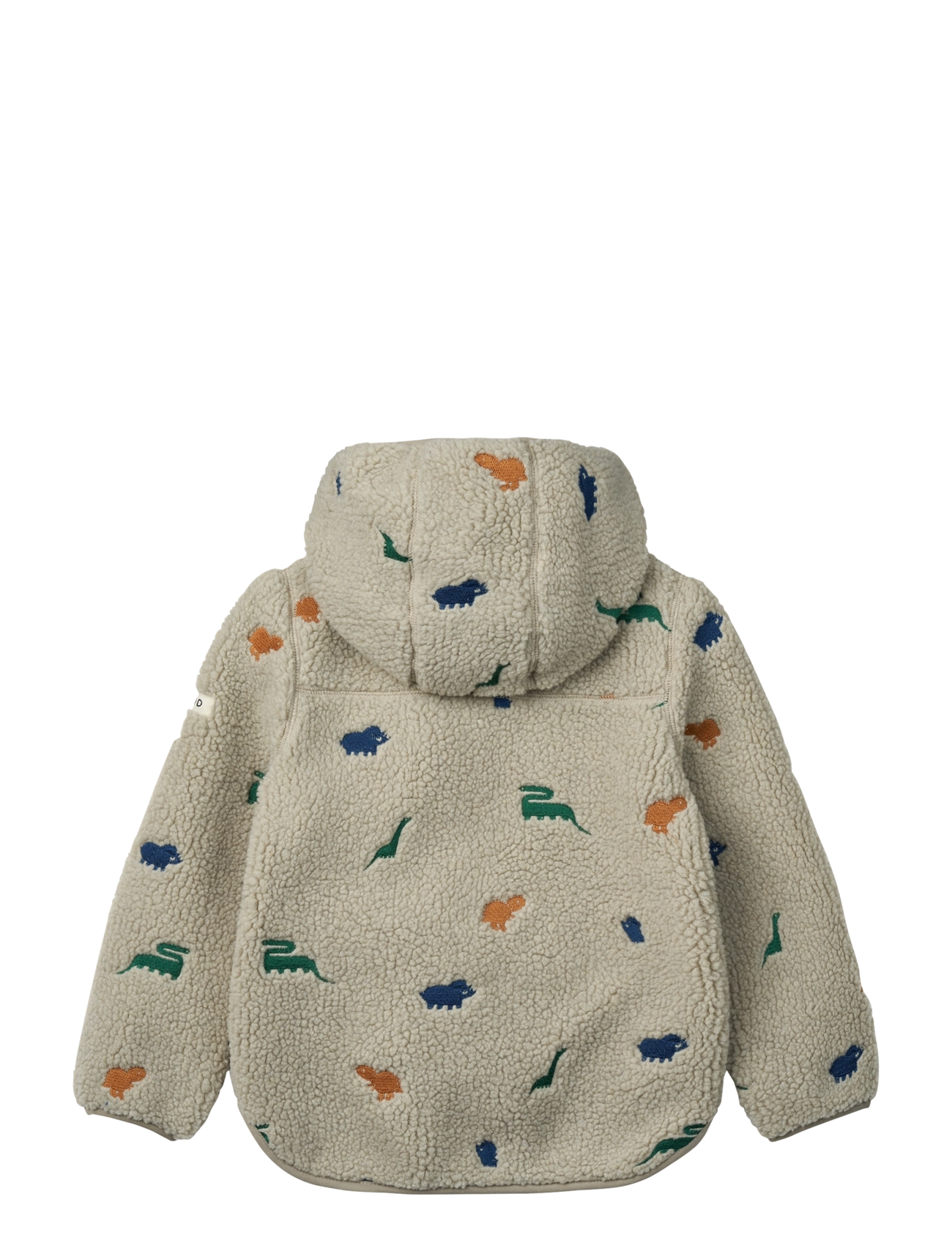 Liewood - Mara Pile Jacket With Ears - syystakit - dinosaur / mist embroidery - 1