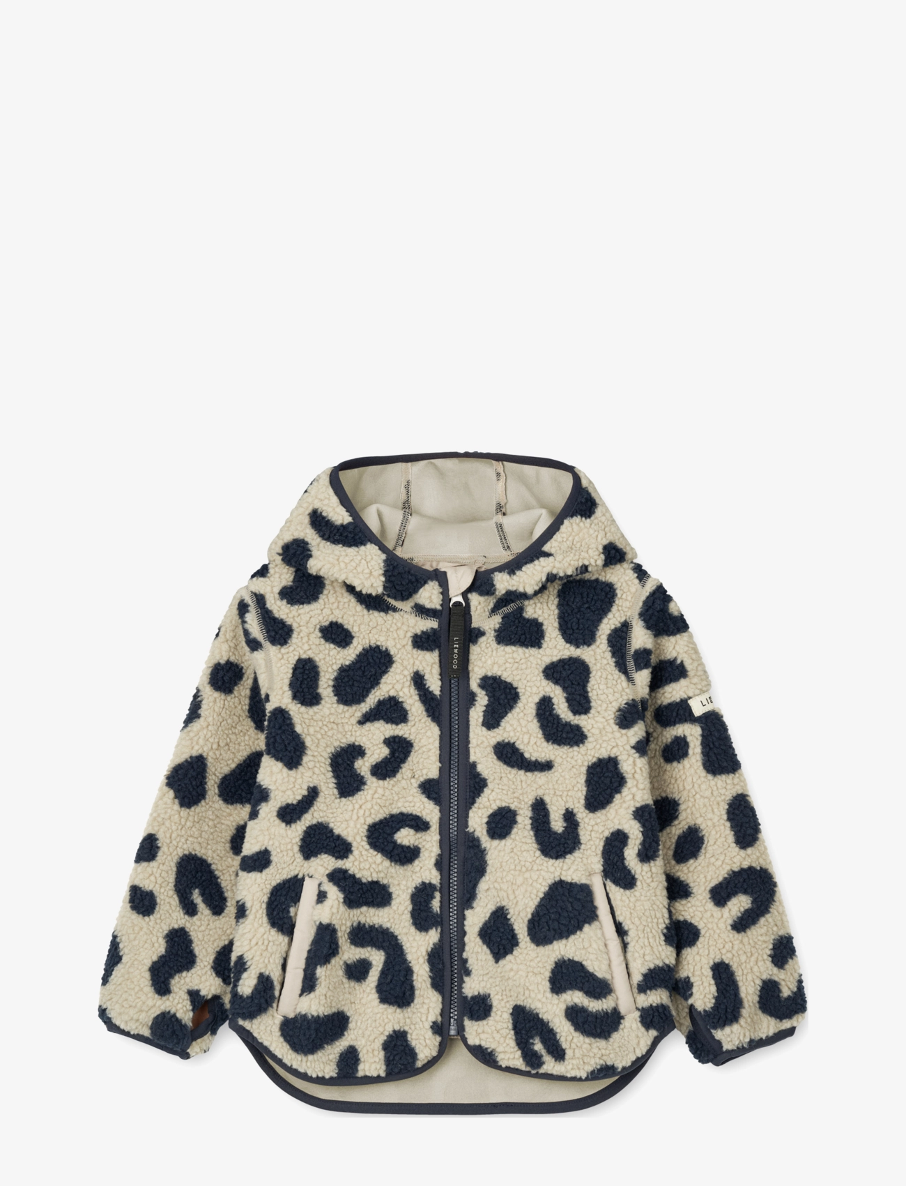 Mara Pile Jacket With Ears - MEGA LEO MIST