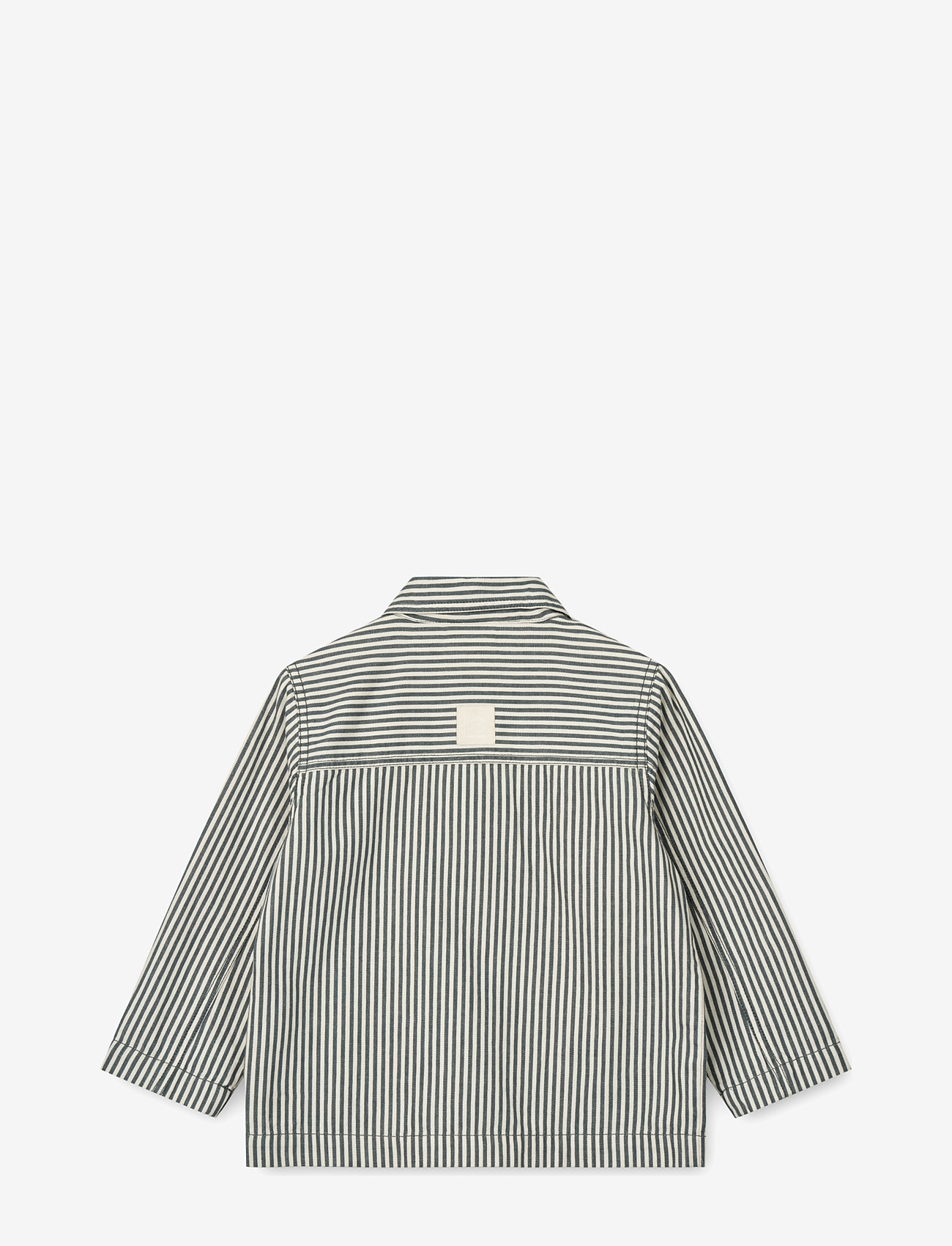 Liewood - Bruno Jacket - y/d stripe whale blue / creme de la creme - 1