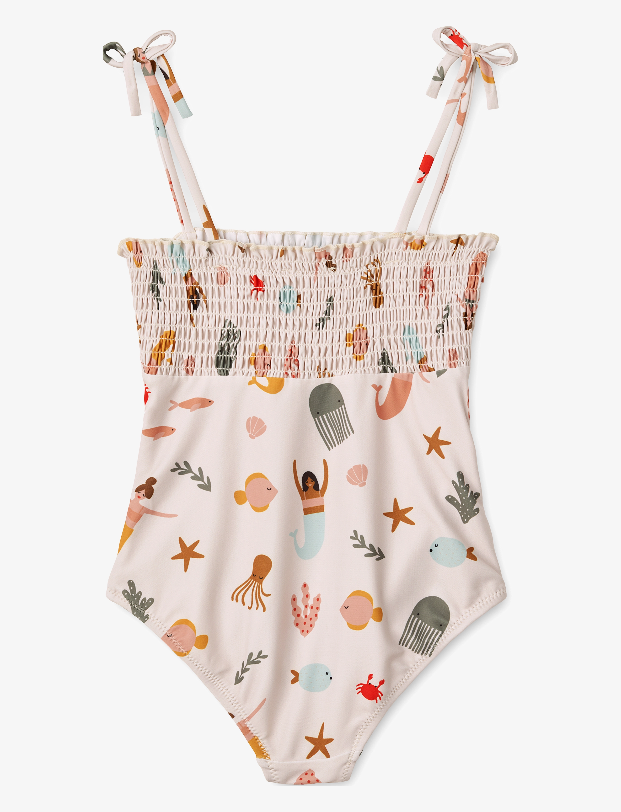 Liewood - Larisa Printed Swimsuit - badedragter - mermaids / sandy - 1