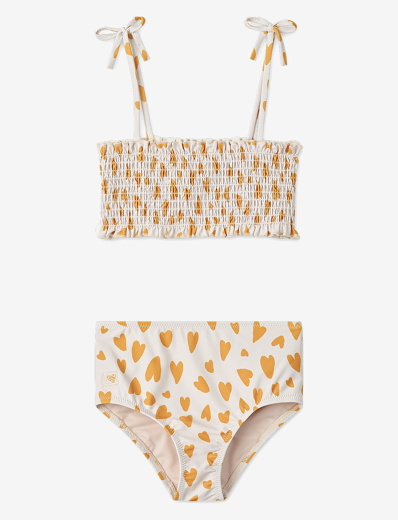 Liewood - Mikaela Printed Bikini Set - bikiinid - hearts / sandy - 0