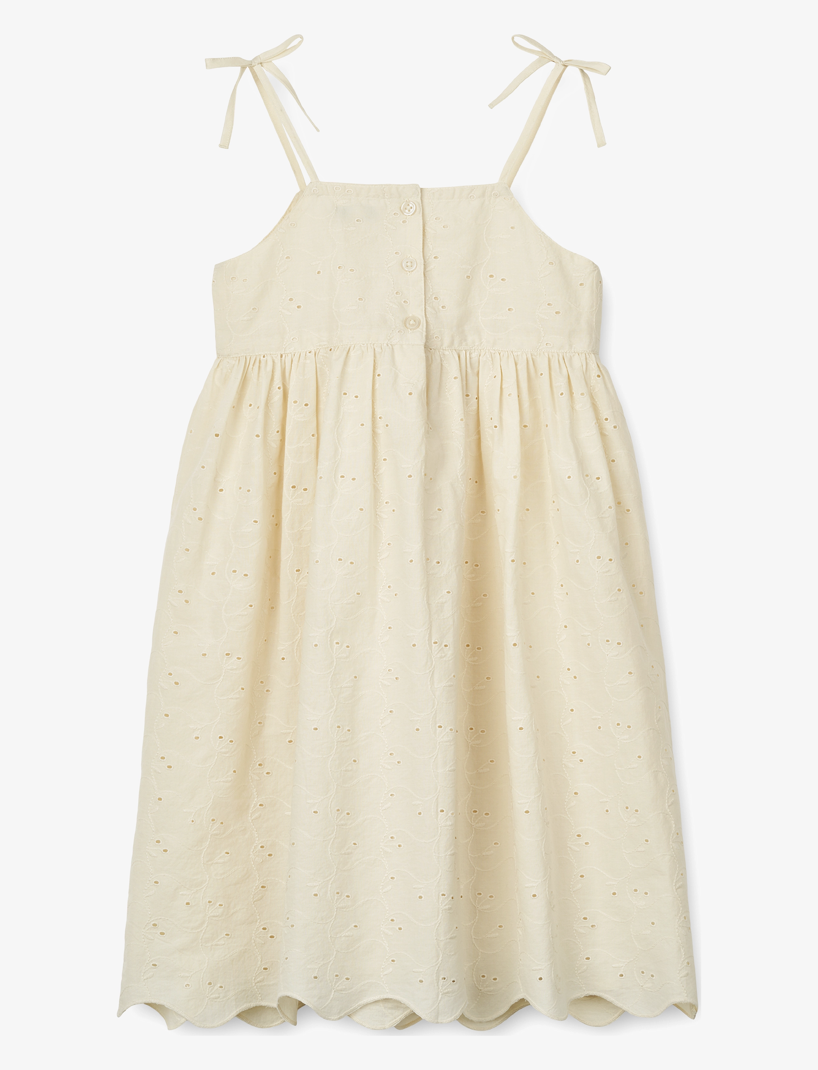 Liewood - Gunhild Anglaise Dress - cloud cream - 1