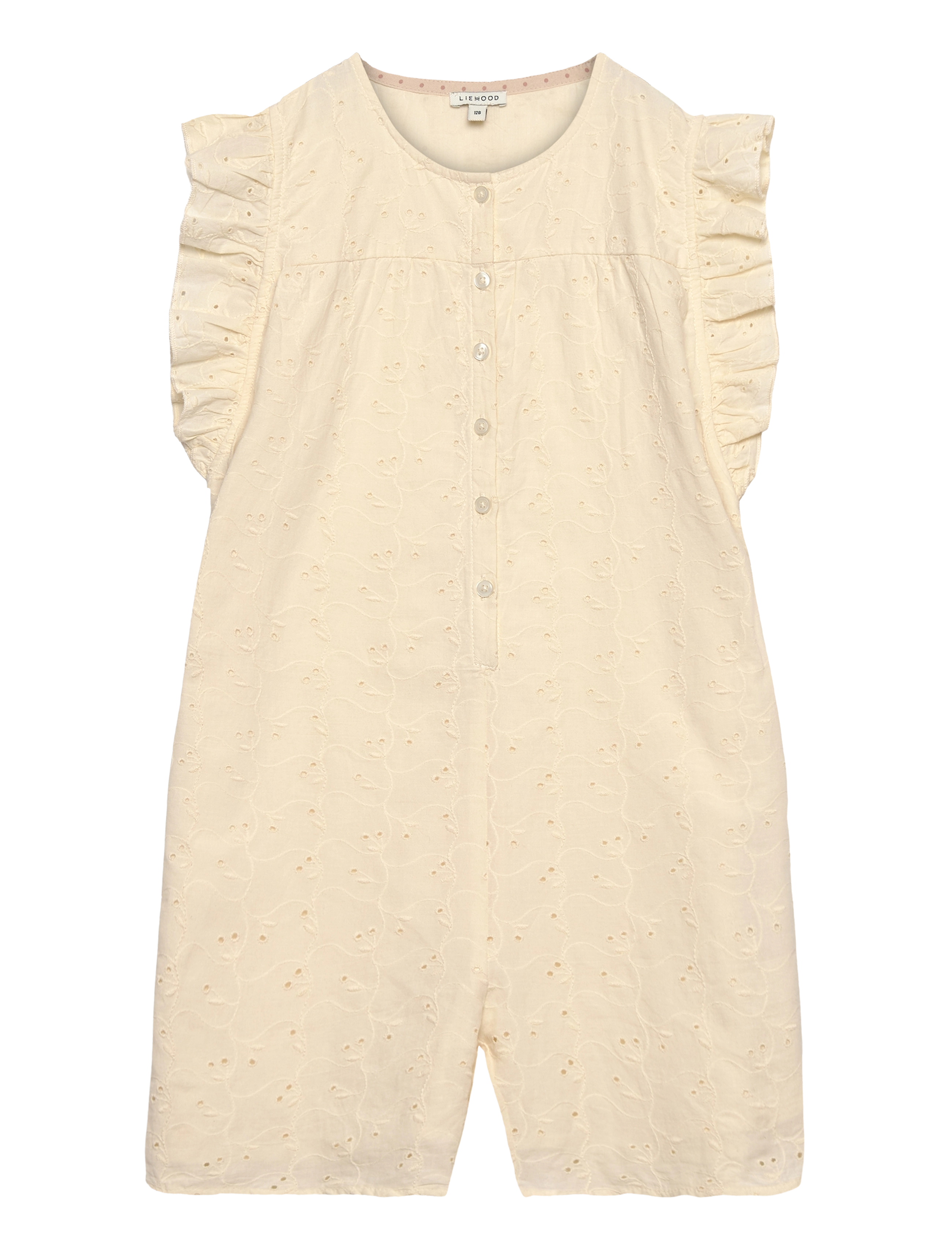 Liewood - Holmfrid Anglaise Jumpsuit - cloud cream - 1