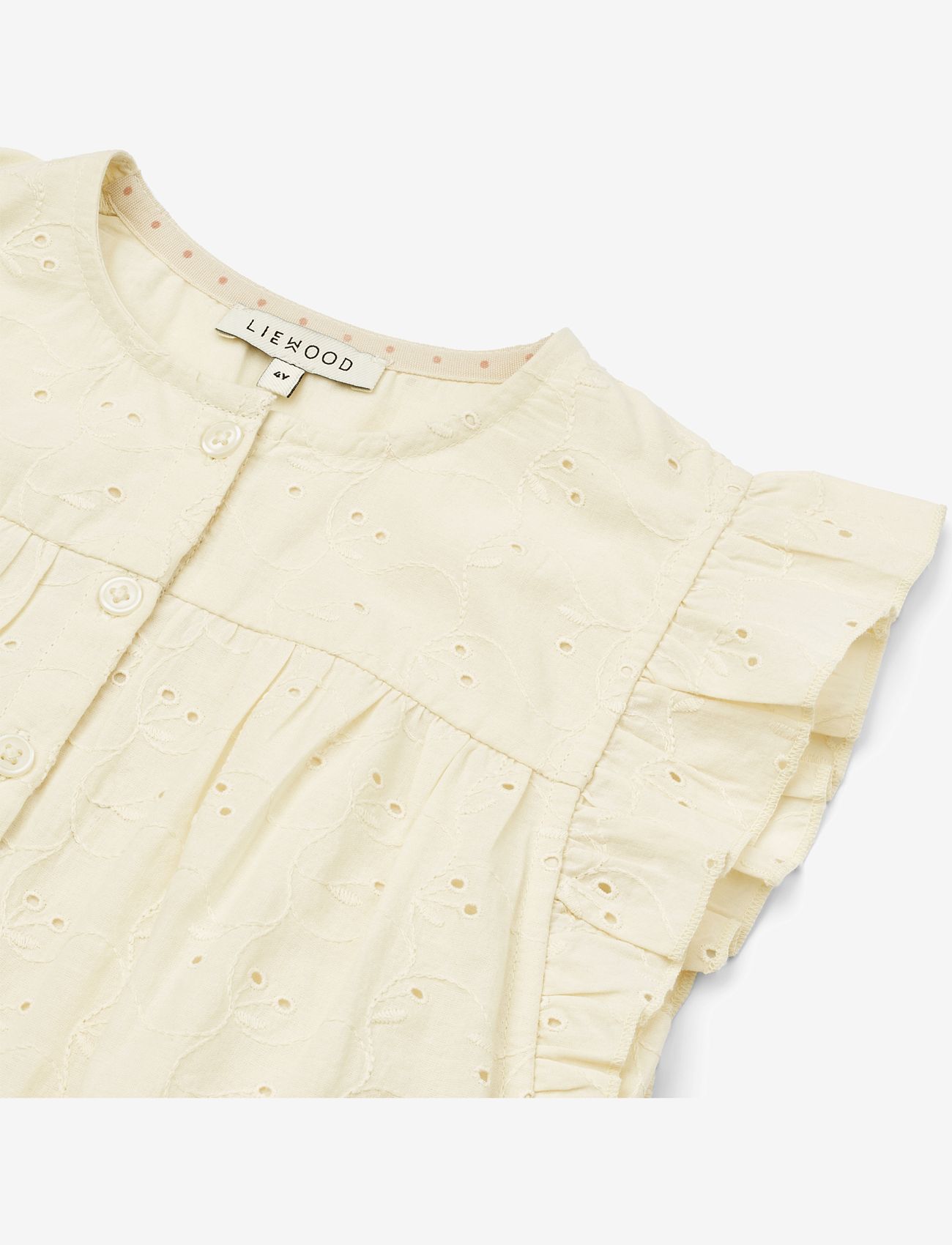Liewood - Holmfrid Anglaise Jumpsuit - jumpsuits - cloud cream - 3