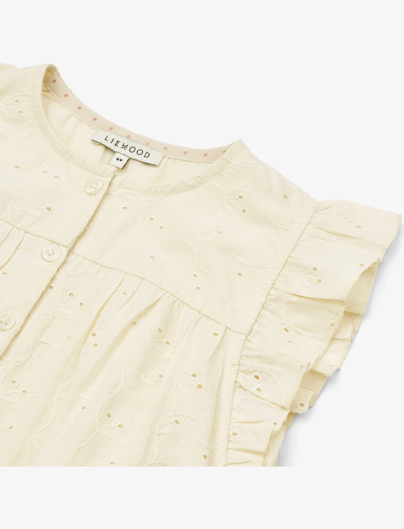 Liewood - Holmfrid Anglaise Jumpsuit - cloud cream - 3