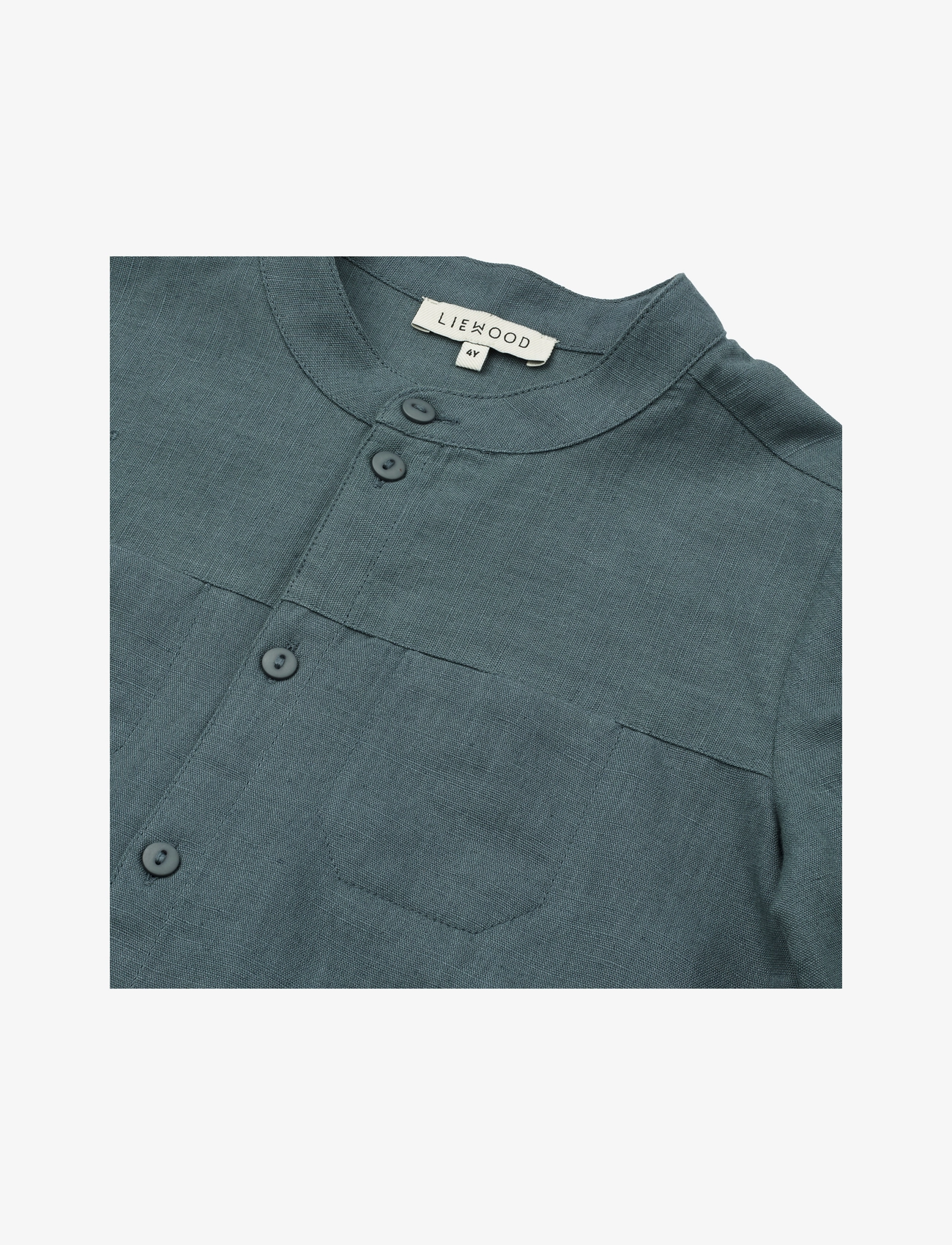 Liewood - Flynn Linen Shirt - whale blue - 2