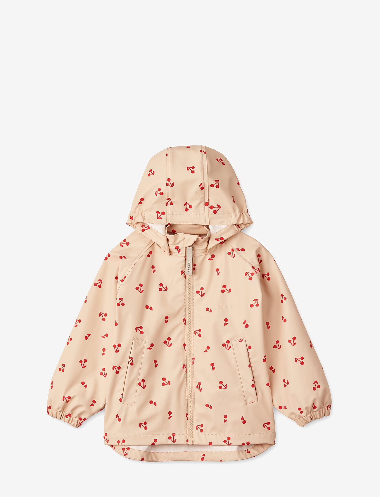 Liewood - Moby Rain Jacket - cherries / apple blossom - 0