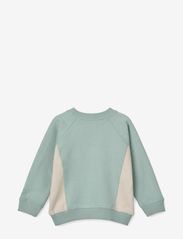 Liewood - Aude Placement Sweatshirt - sweatshirts - ice blue / sandy - 2