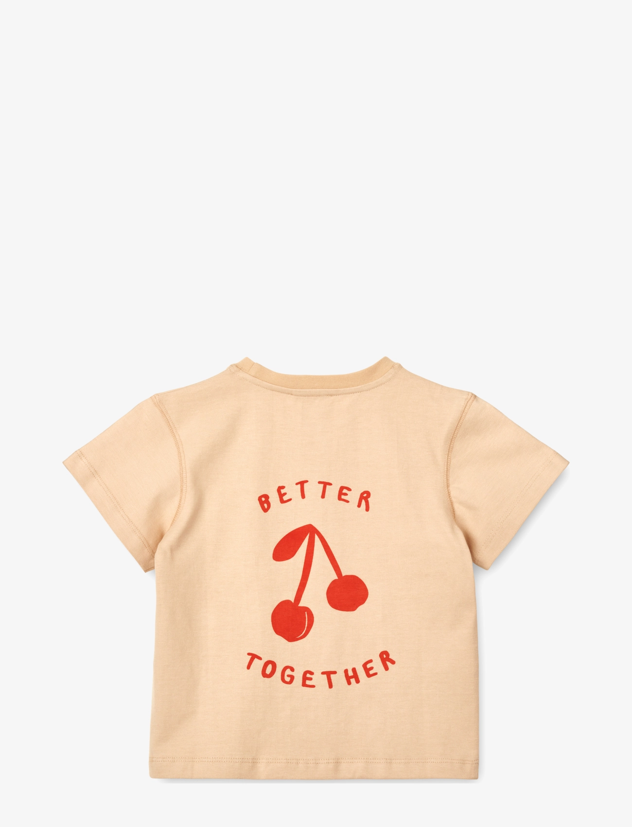 Liewood - Sixten Placement Shortsleeve T-shirt - cherries / apple blossom - 1