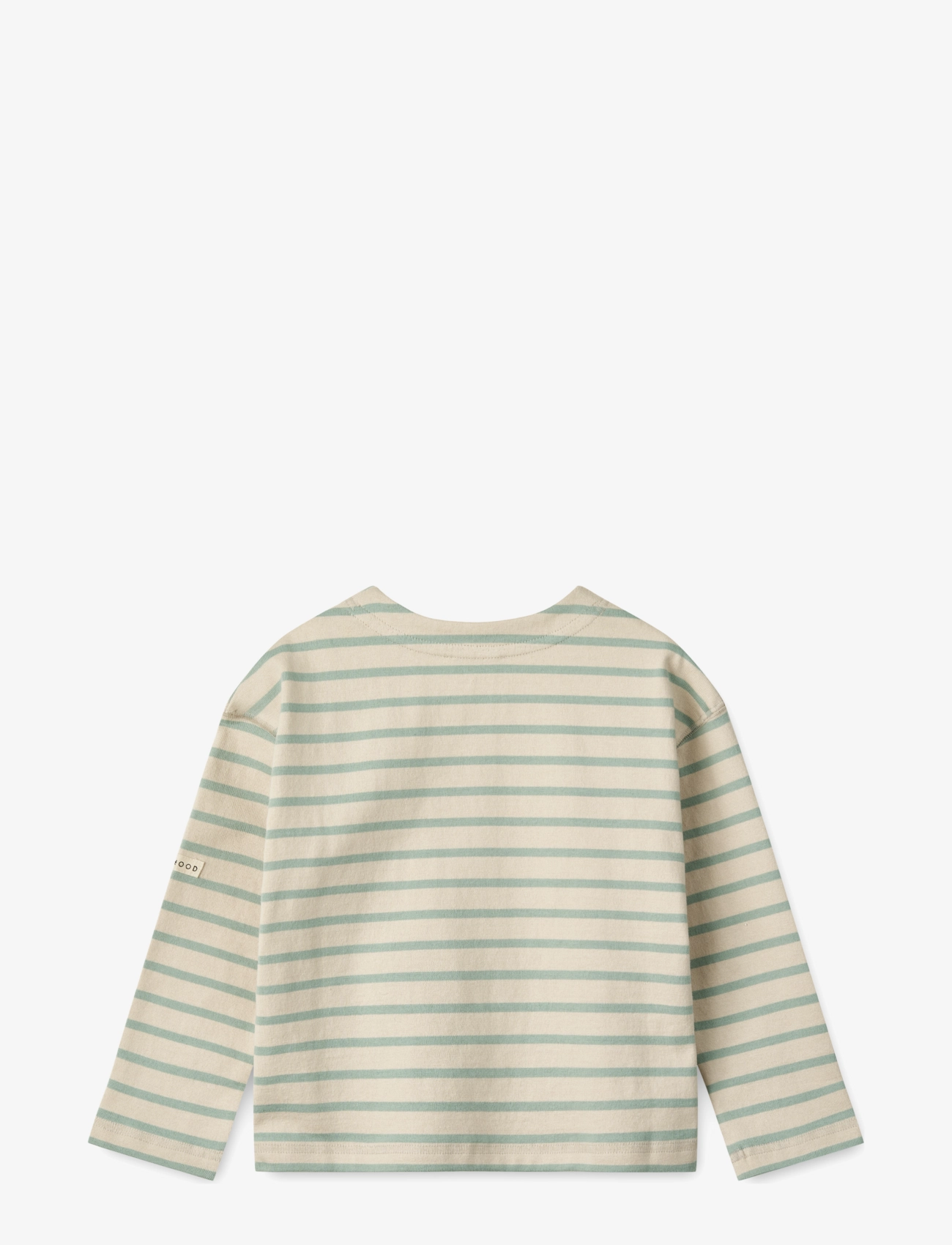 Liewood - Farah Stripe Sweatshirt - y/d stripe ice blue / sandy - 1