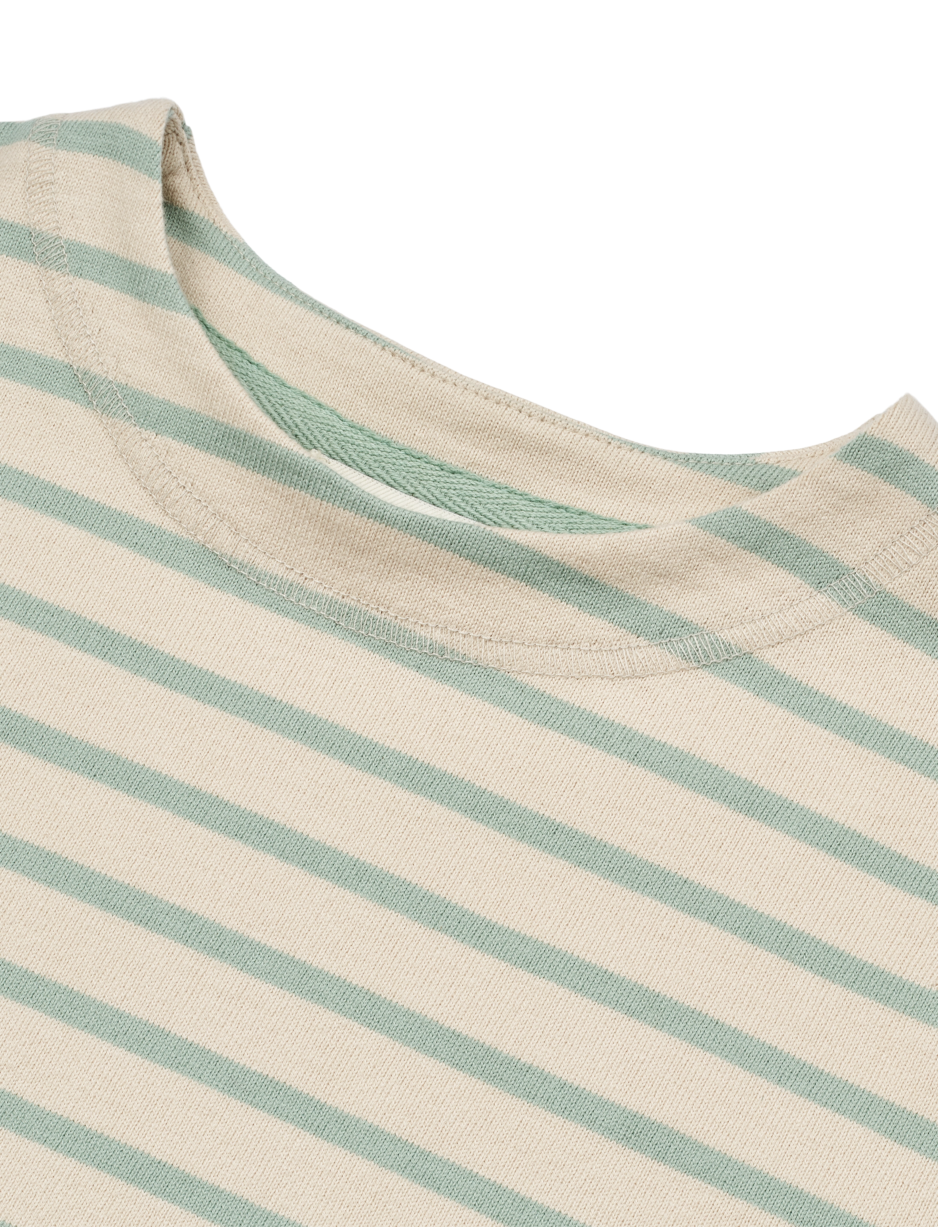 Liewood - Farah Stripe Sweatshirt - y/d stripe ice blue / sandy - 2