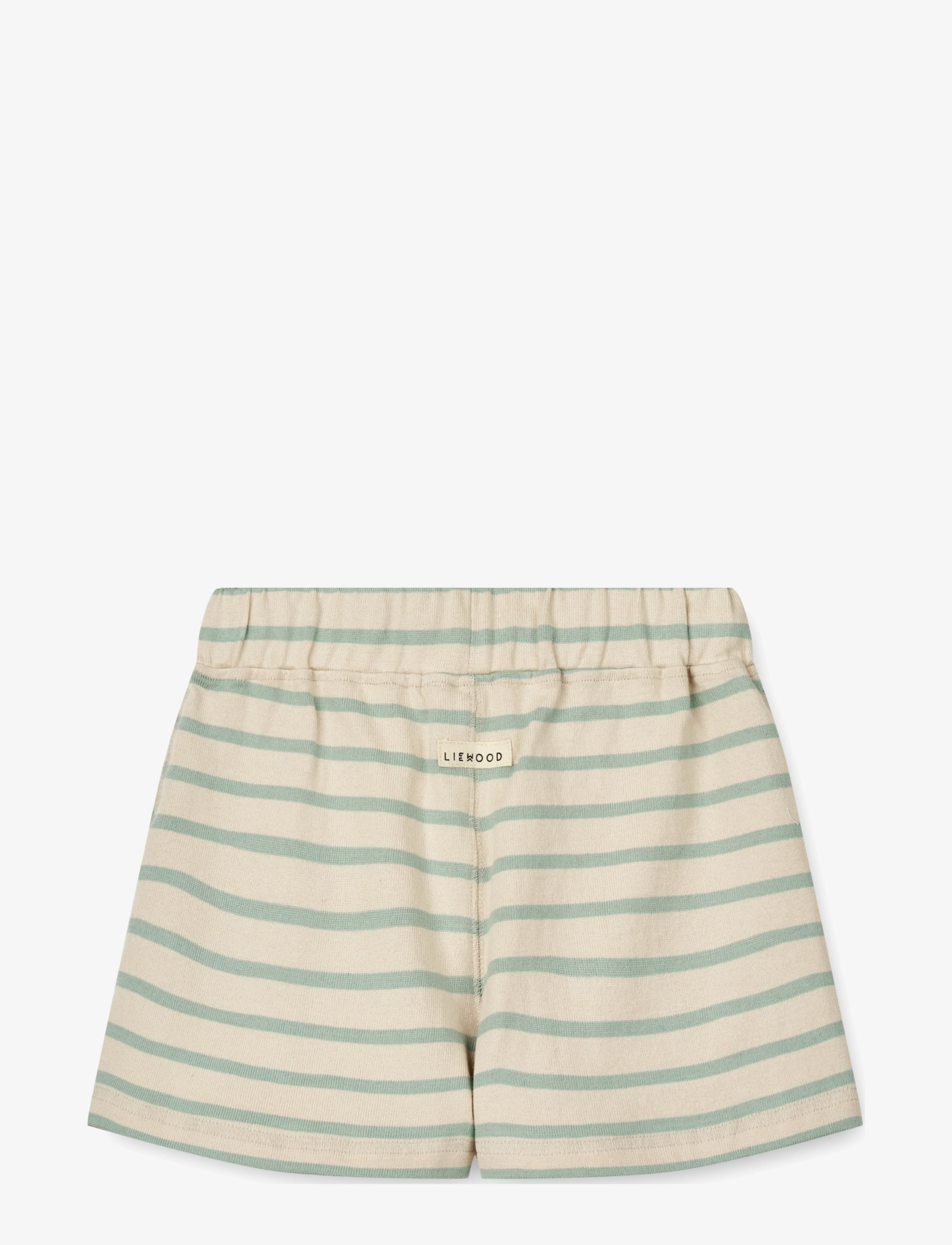Liewood - Valdis Stripe Shorts - y/d stripe ice blue / sandy - 1
