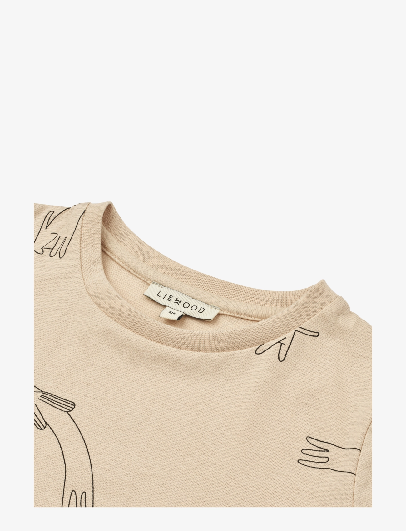 Liewood - Apia Baby Printed Shortsleeve T-shirt - dog / sandy - 2