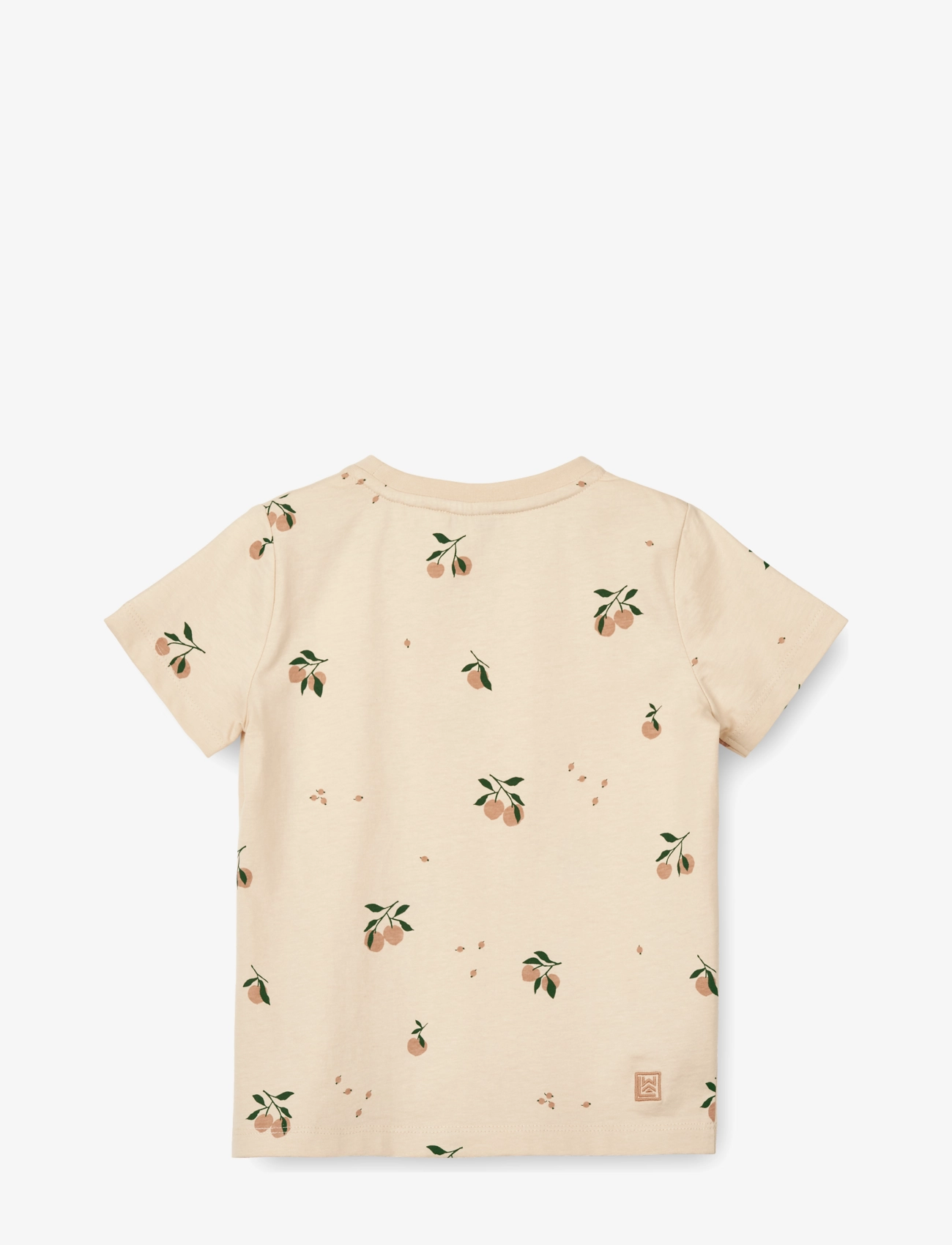 Liewood - Apia Baby Printed Shortsleeve T-shirt - peach / sea shell - 1