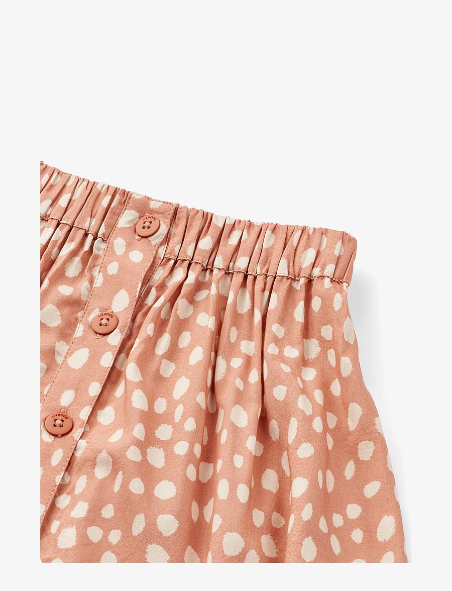 Liewood - Rosita Printed Long Skirt - jupes courtes - leo spots / tuscany rose - 2