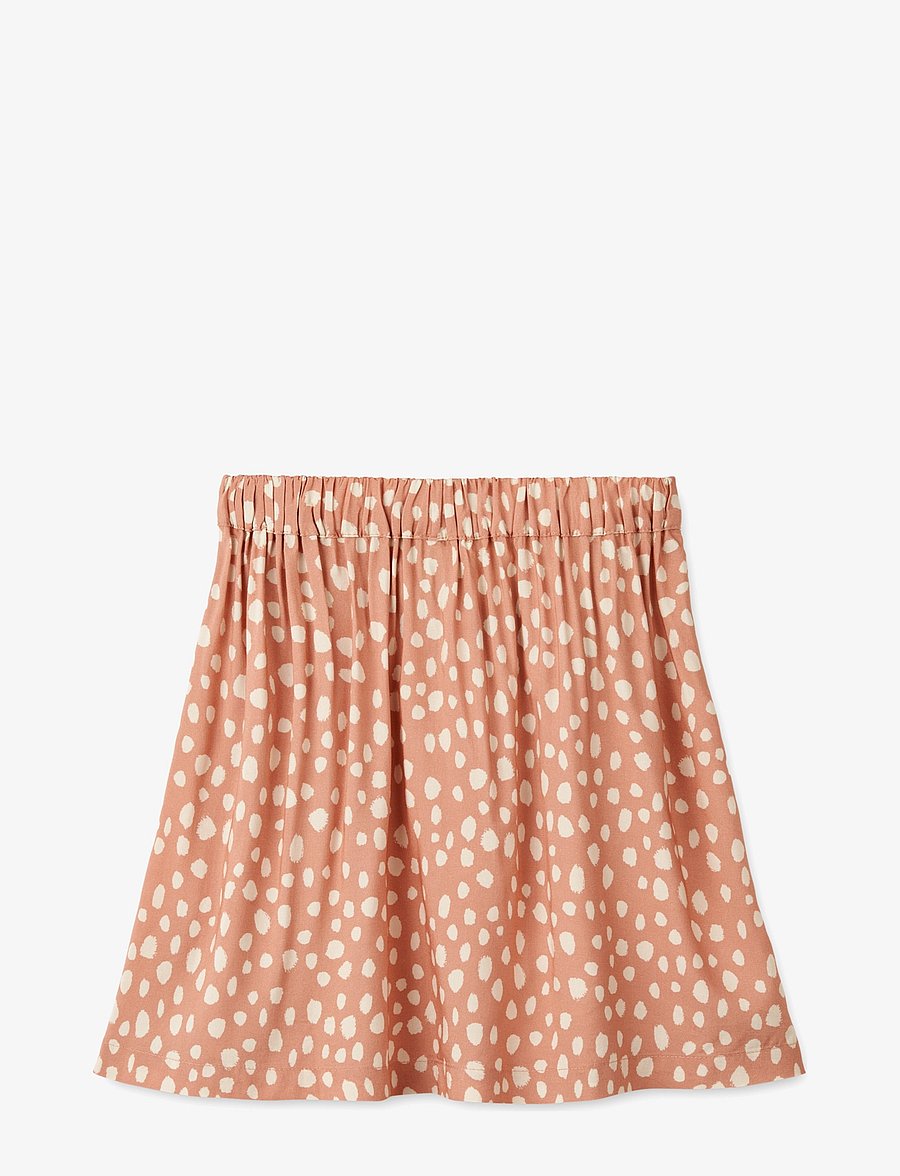 Liewood - Rosita Printed Long Skirt - kurze röcke - leo spots / tuscany rose - 1