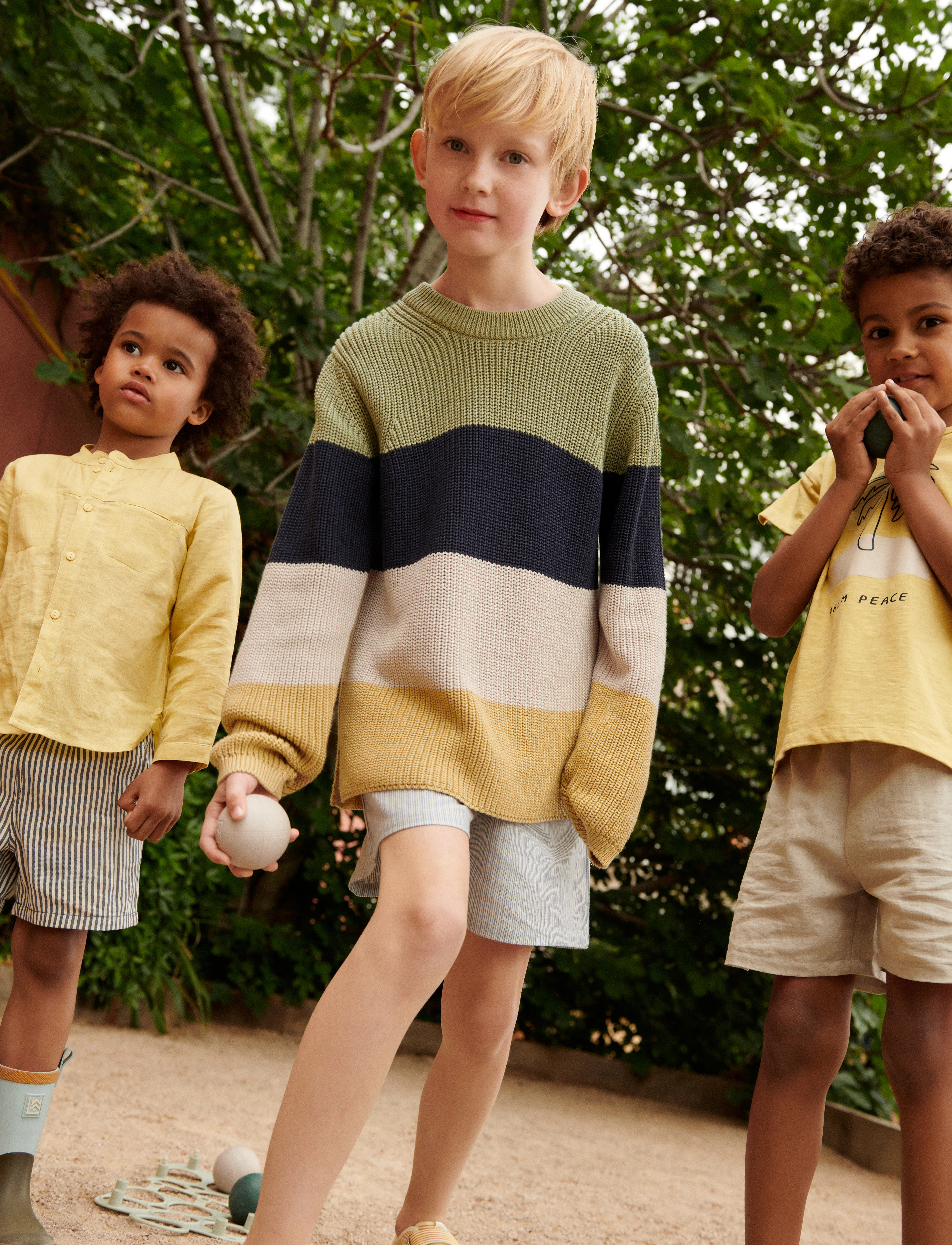 Liewood - Koda Stripe Knit Jumper - tea multi mix - 3