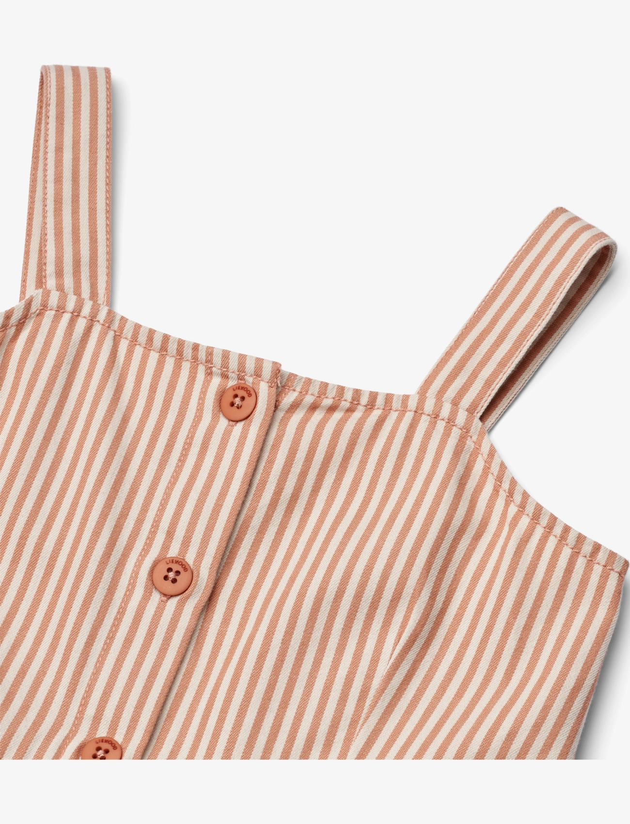 Liewood - Zia Stripe Dress - y/d stripe tuscany rose/ sandy - 2