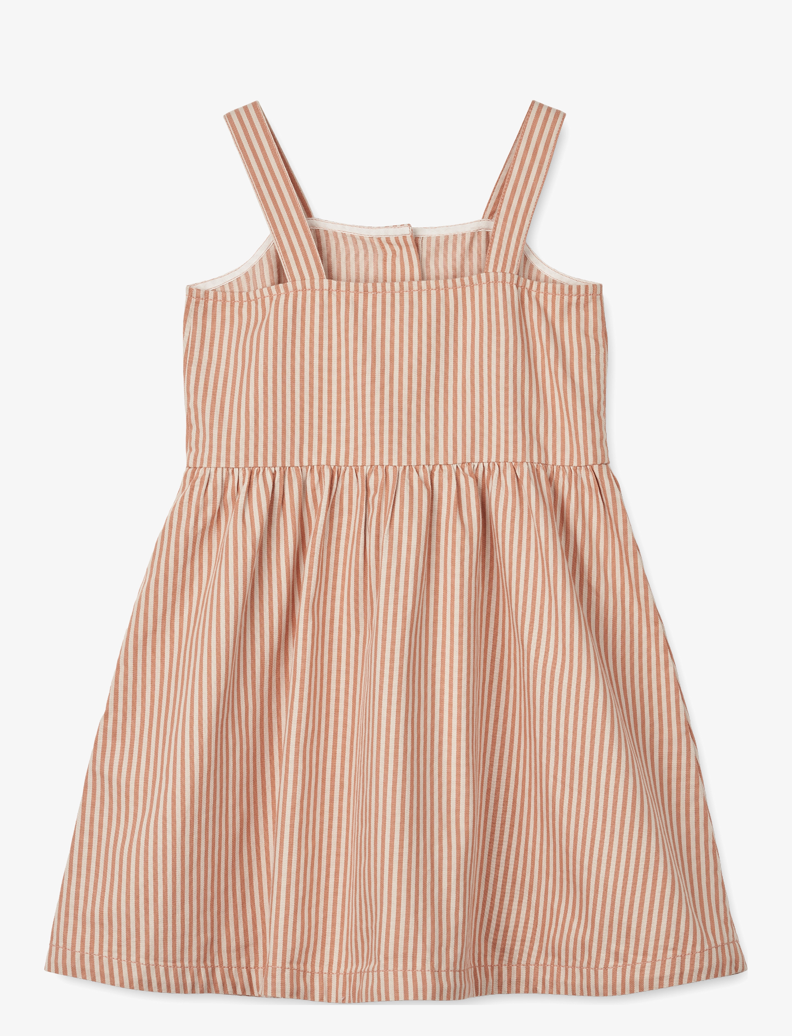 Liewood - Zia Stripe Dress - y/d stripe tuscany rose/ sandy - 1