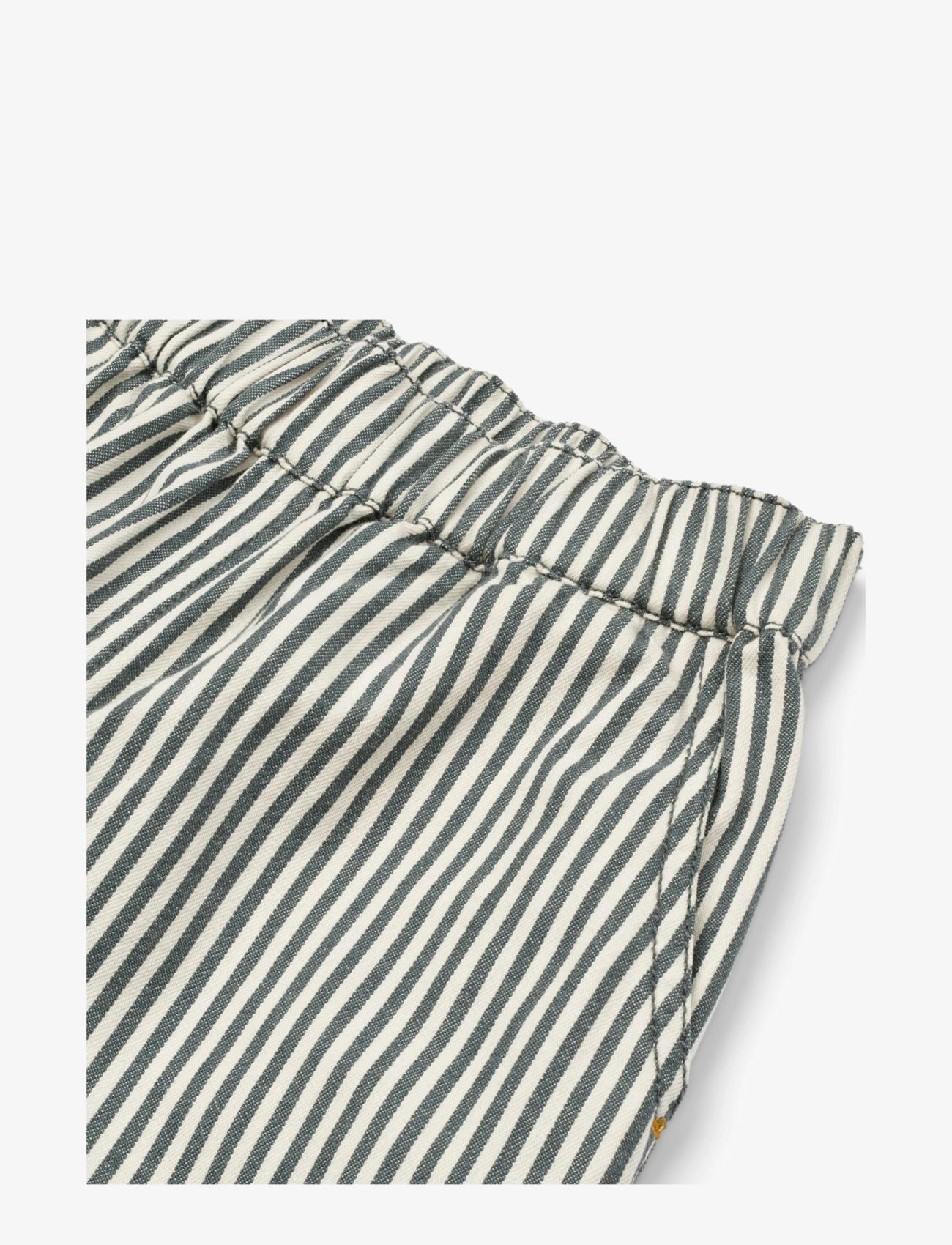 Liewood - Harald Stripe Pants - y/d stripe whale blue / creme de la creme - 2
