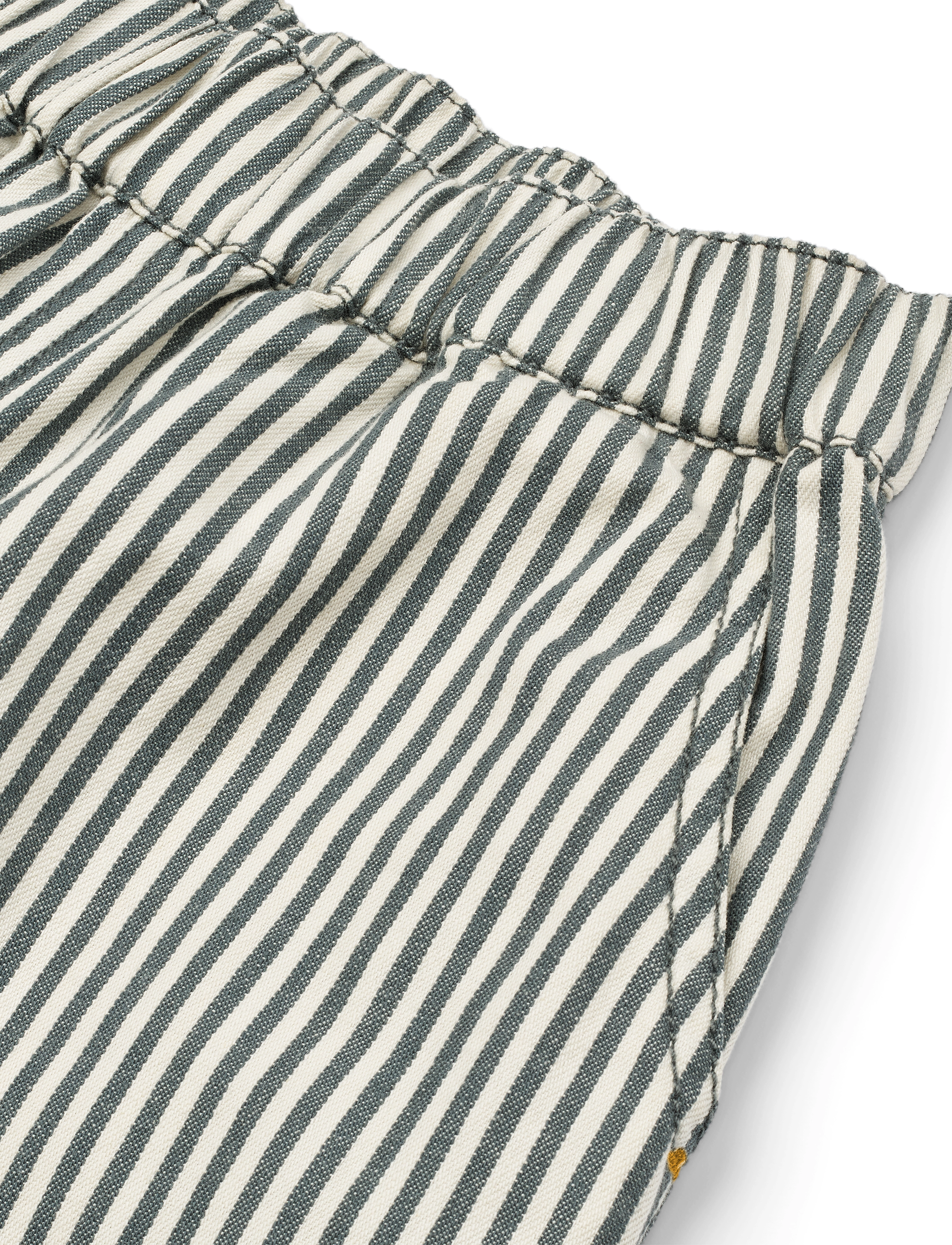 Liewood - Harald Stripe Pants - y/d stripe whale blue / creme de la creme - 3