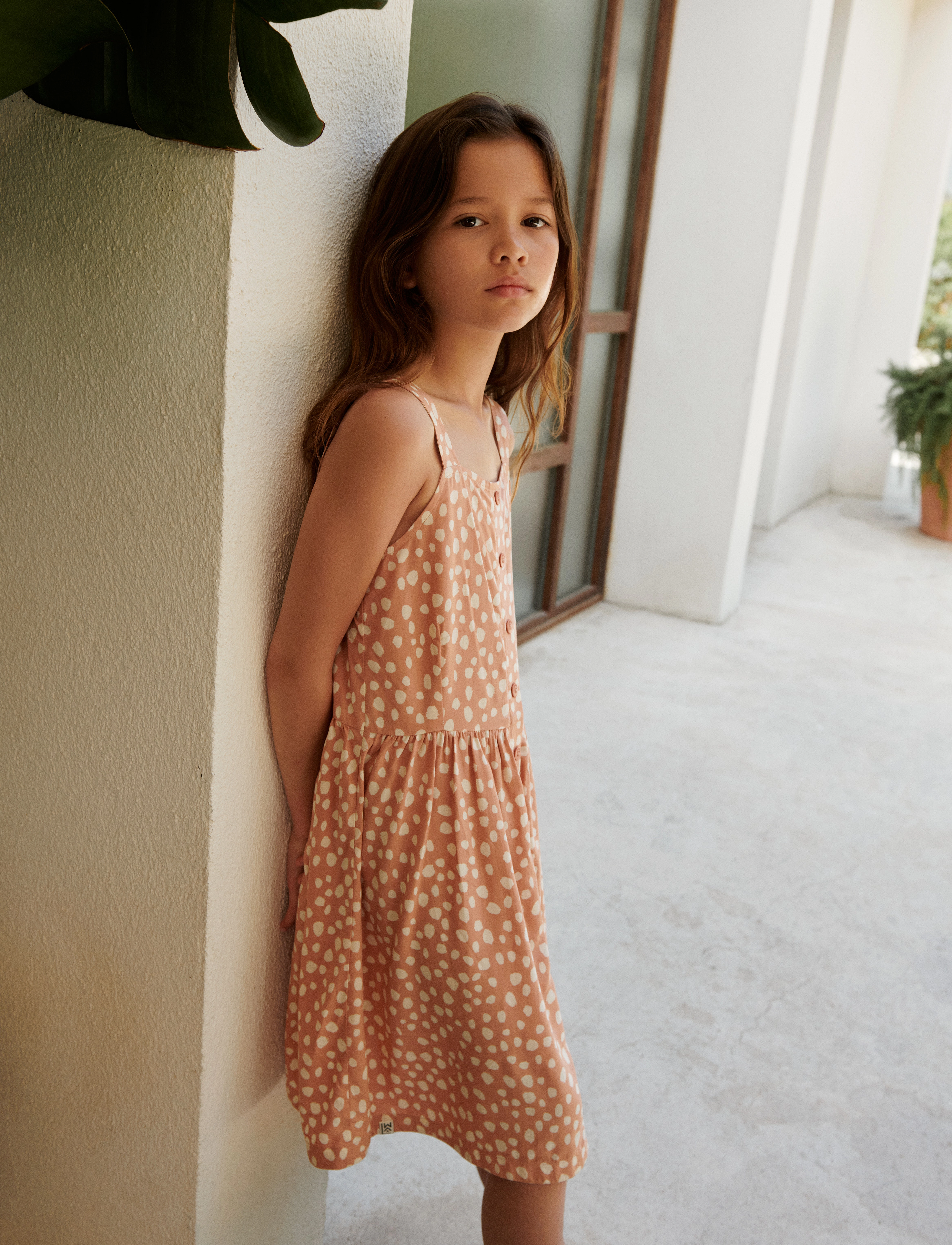 Liewood - Zia Printed Dress - leo spots / tuscany rose - 3