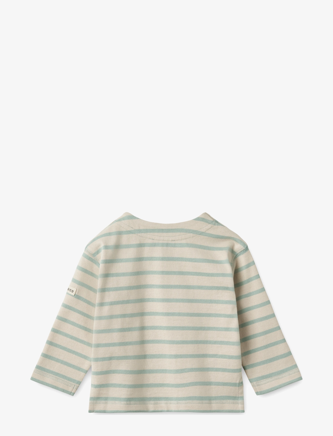Liewood - Farah Baby Stripe Sweatshirt - y/d stripe ice blue / sandy - 1