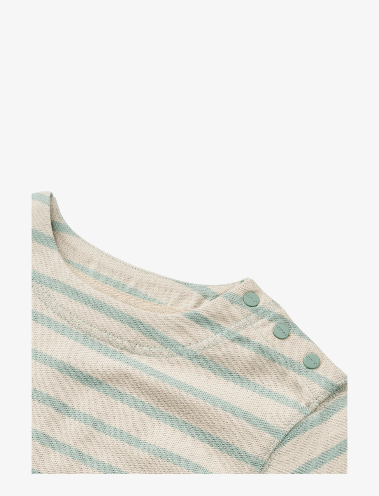 Liewood - Farah Baby Stripe Sweatshirt - y/d stripe ice blue / sandy - 2