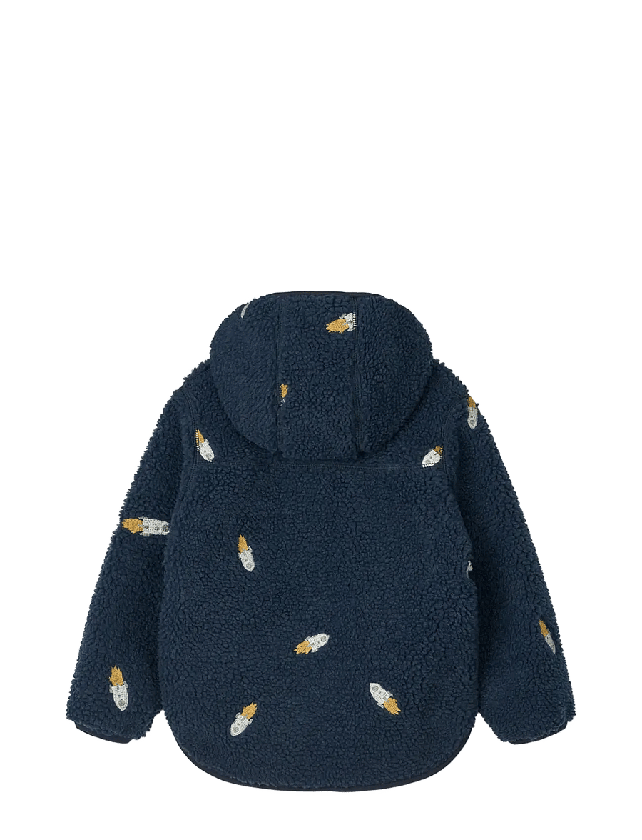 Liewood - Mara Pile Jacket - veste polaire - rocket / classic navy / embroidery - 1