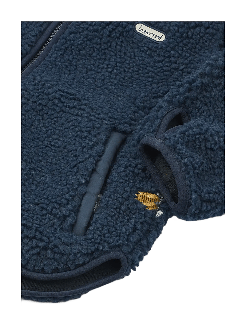 Liewood - Mara Jacket - fliisjakid - rocket / classic navy / embroidery - 3