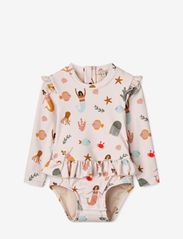 Sille Baby Printed Swimsuit - MERMAIDS / SANDY