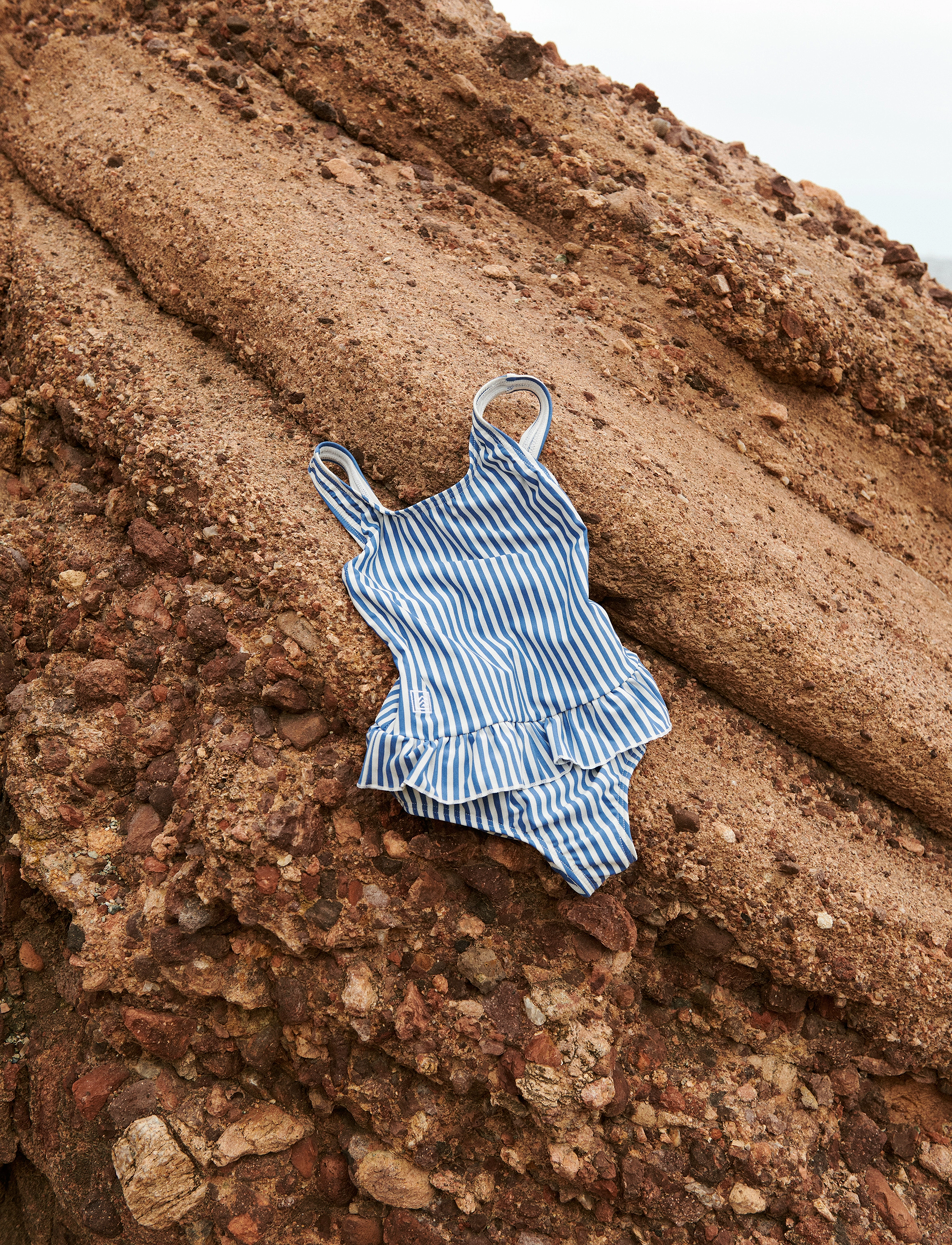 Liewood - Amara Stripe Swimsuit - y/d stripe riverside/creme de la creme - 2