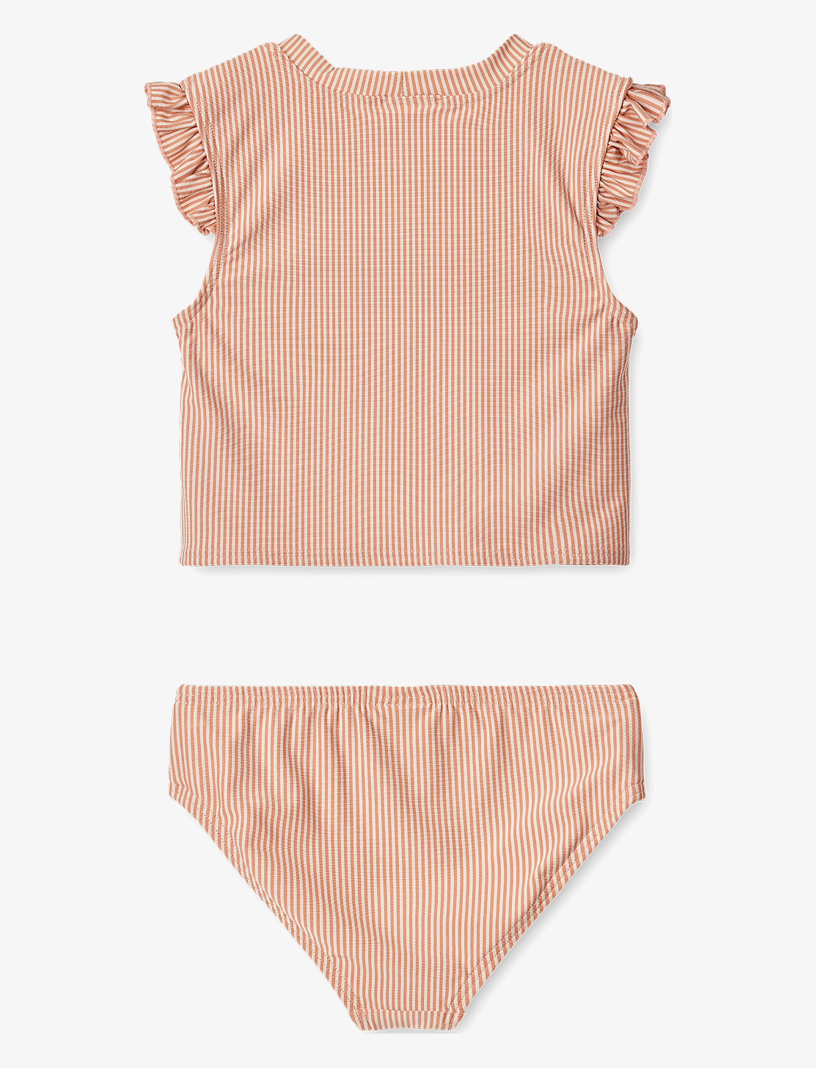 Liewood - Judie Stripe Bikini Set - y/d stripe tuscany rose / sandy - 2