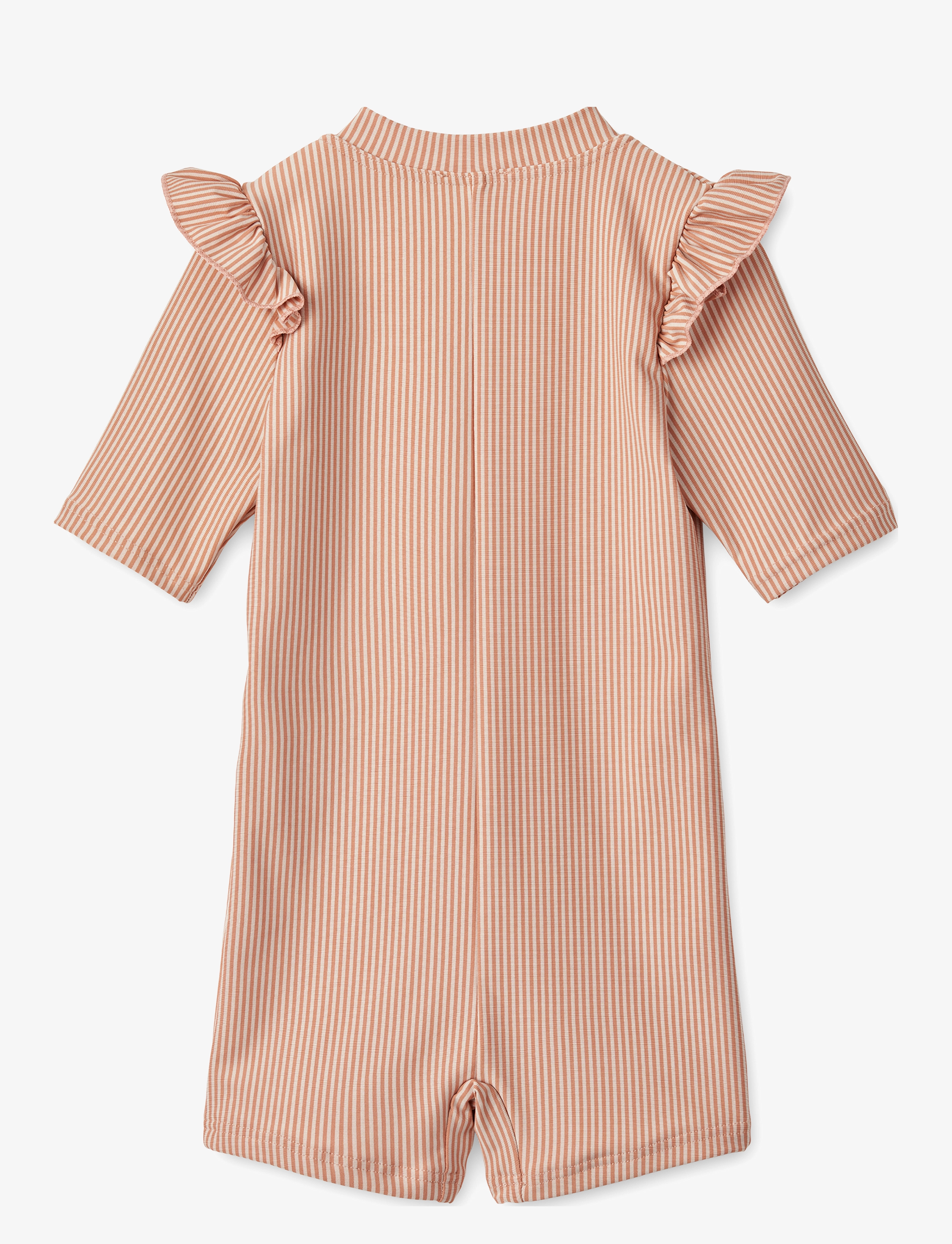 Liewood - Amel Stripe Swim Jumpsuit - y/d stripe tuscany rose / sandy - 1