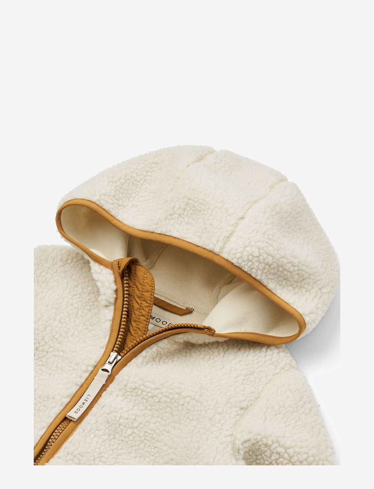 Liewood - Mara Pile Jacket - sandy / golden caramel mix - 2