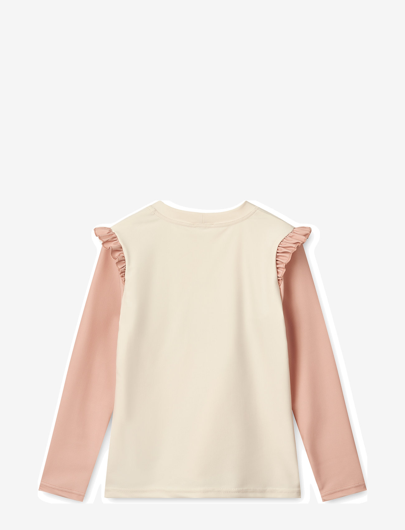 Liewood - Tenley Placement Swim Tee - swim tops - pale tuscany / ecru - 1
