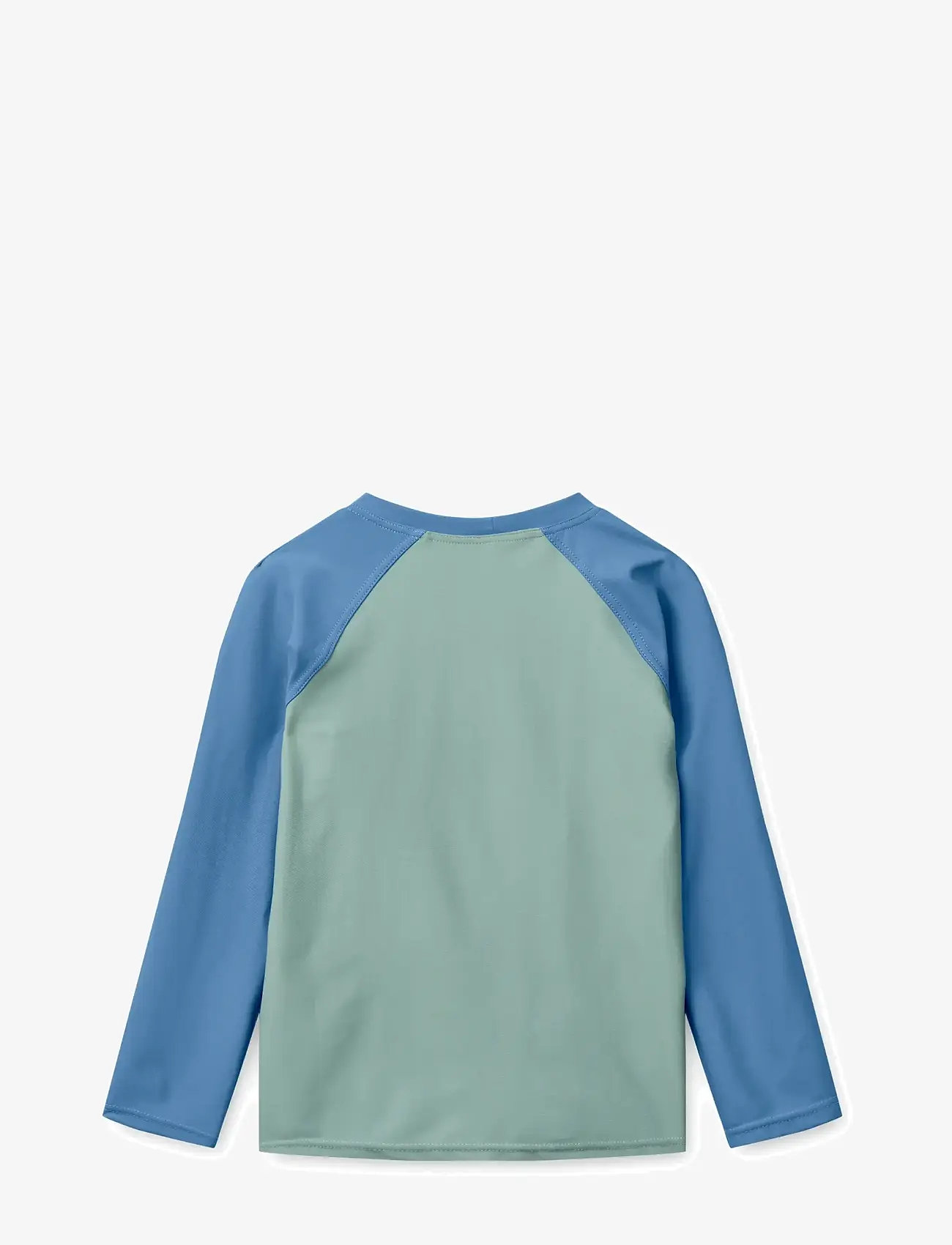 Liewood - Noah Placement Longsleeve Swim Tee - badeoverdele - boards / light peppermint - 2